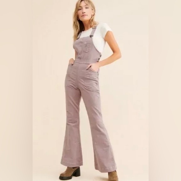 Lee Workwear “Purple Storm” Flare Corduroy Overall. NWT. - Picture 2 of 3